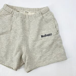 Madhappy gray sweatpant classic fleece shorts